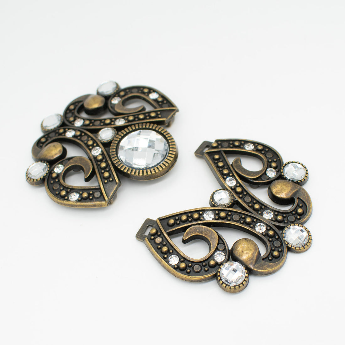 Birch Metal Decor Fashion Buckle Design-11 Vintage Floral