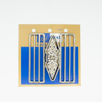 Birch Metal Silver Decor Fashion Buckle Design-7