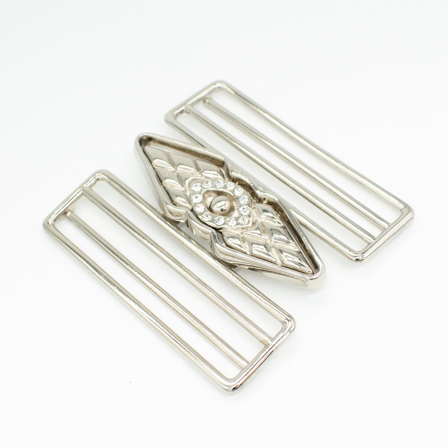 Birch Metal Silver Decor Fashion Buckle Design-7