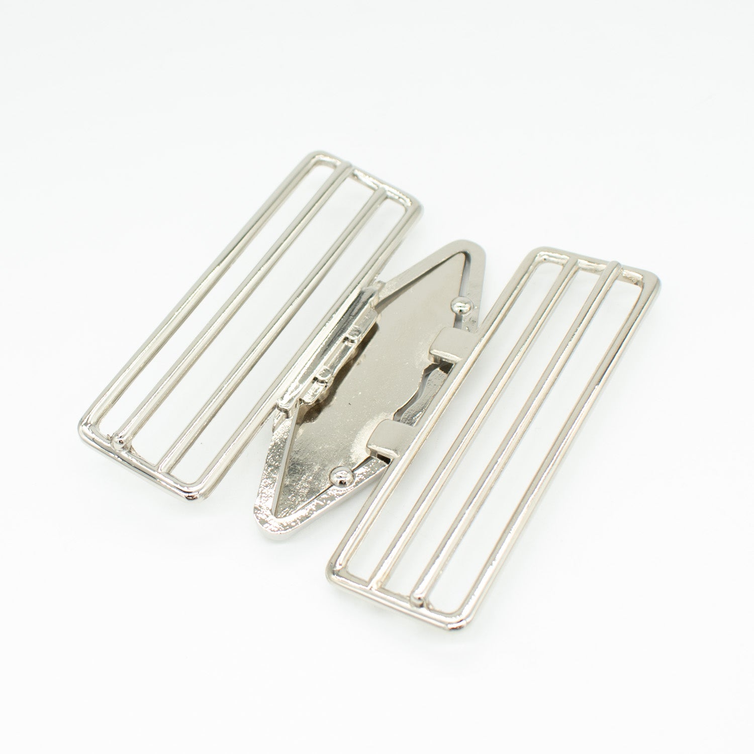 Birch Metal Silver Decor Fashion Buckle Design-7