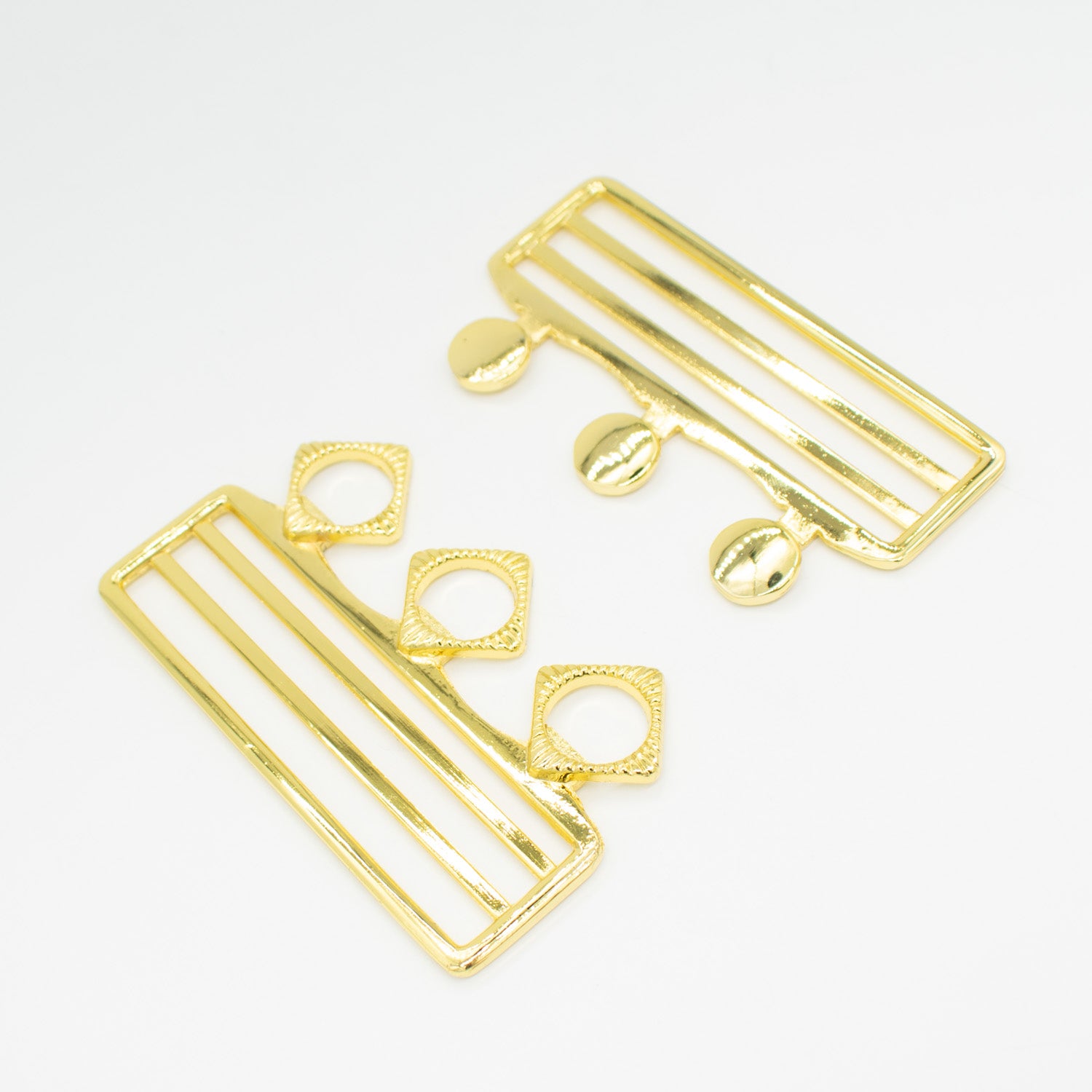 Birch Metal Gold Decor Fashion Buckle Design-6