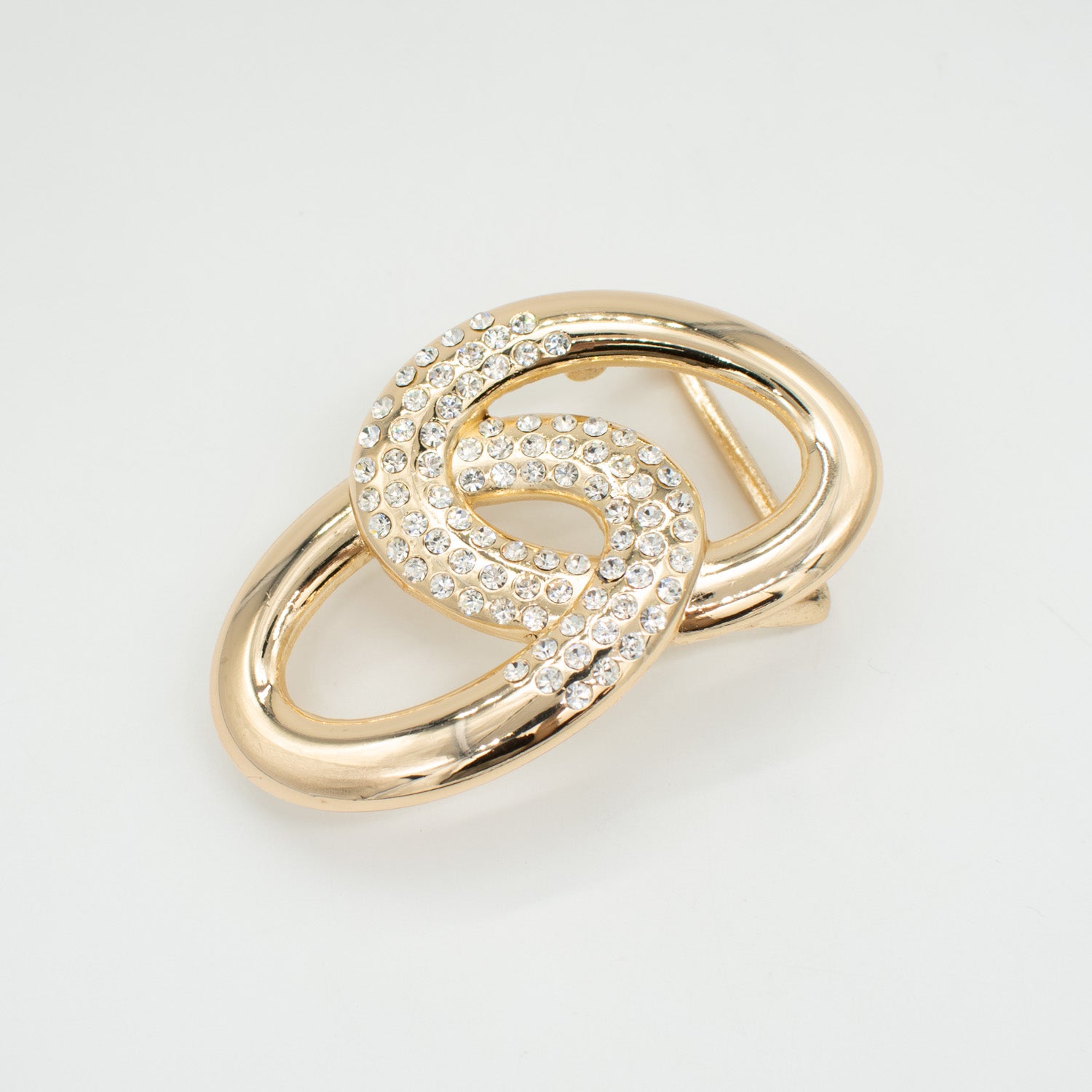 Birch Metal & Diamante Decor Fashion Buckle Design-4