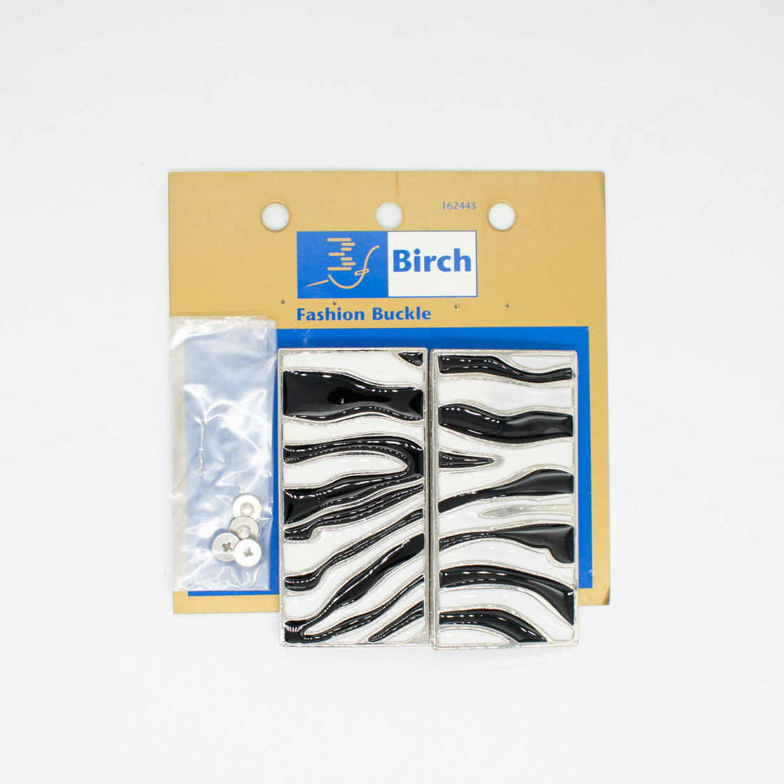 Birch Metal Decor Fashion Buckle Design-9 Zebra