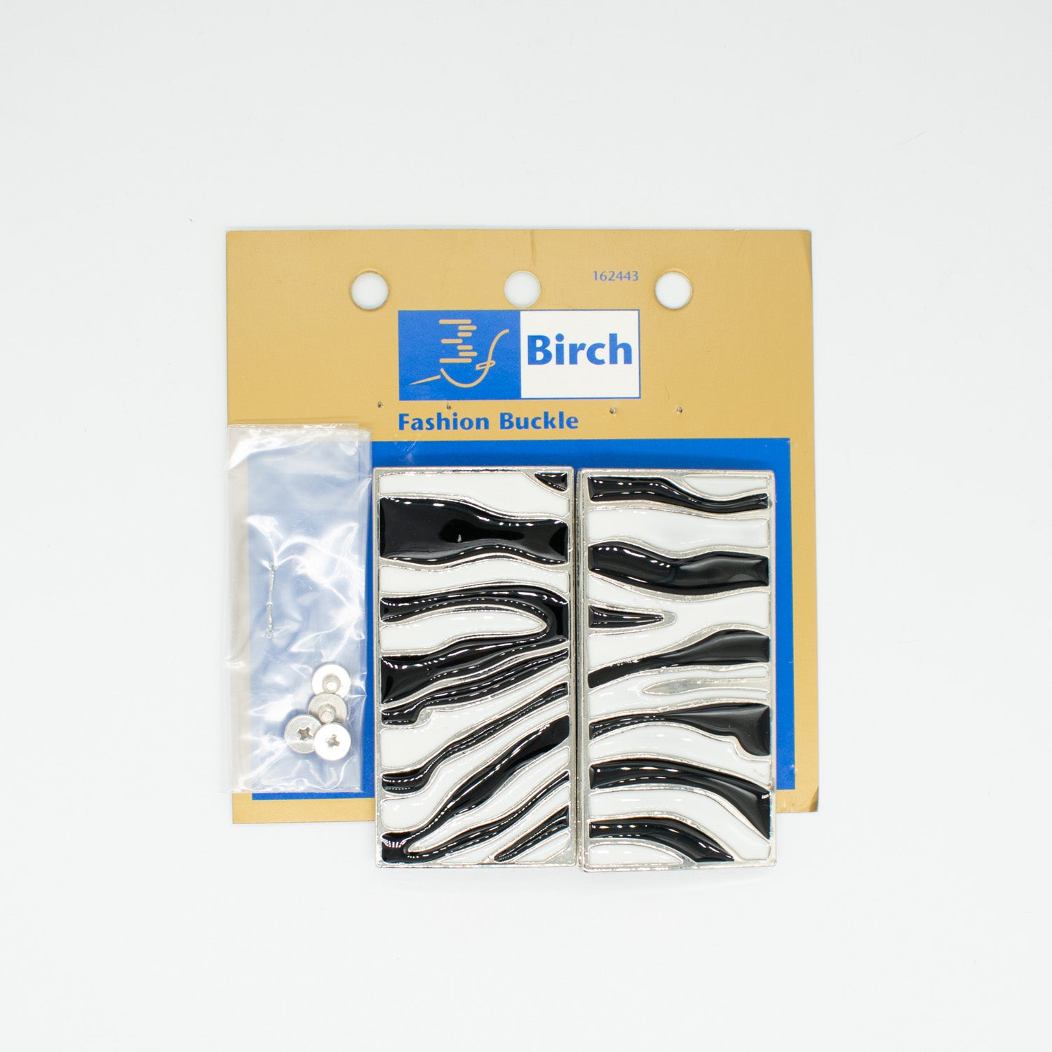 Birch Metal Decor Fashion Buckle Design-9 Zebra