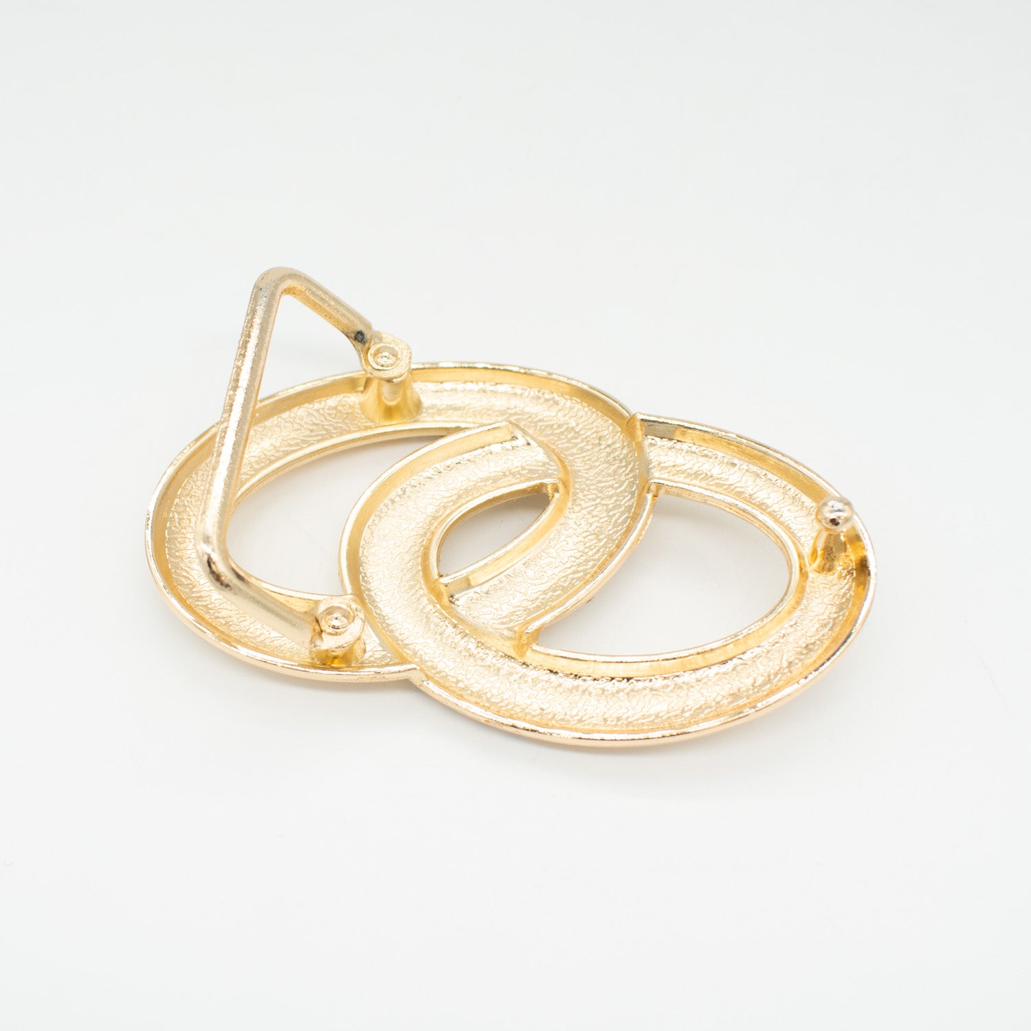 Birch Metal & Diamante Decor Fashion Buckle Design-4