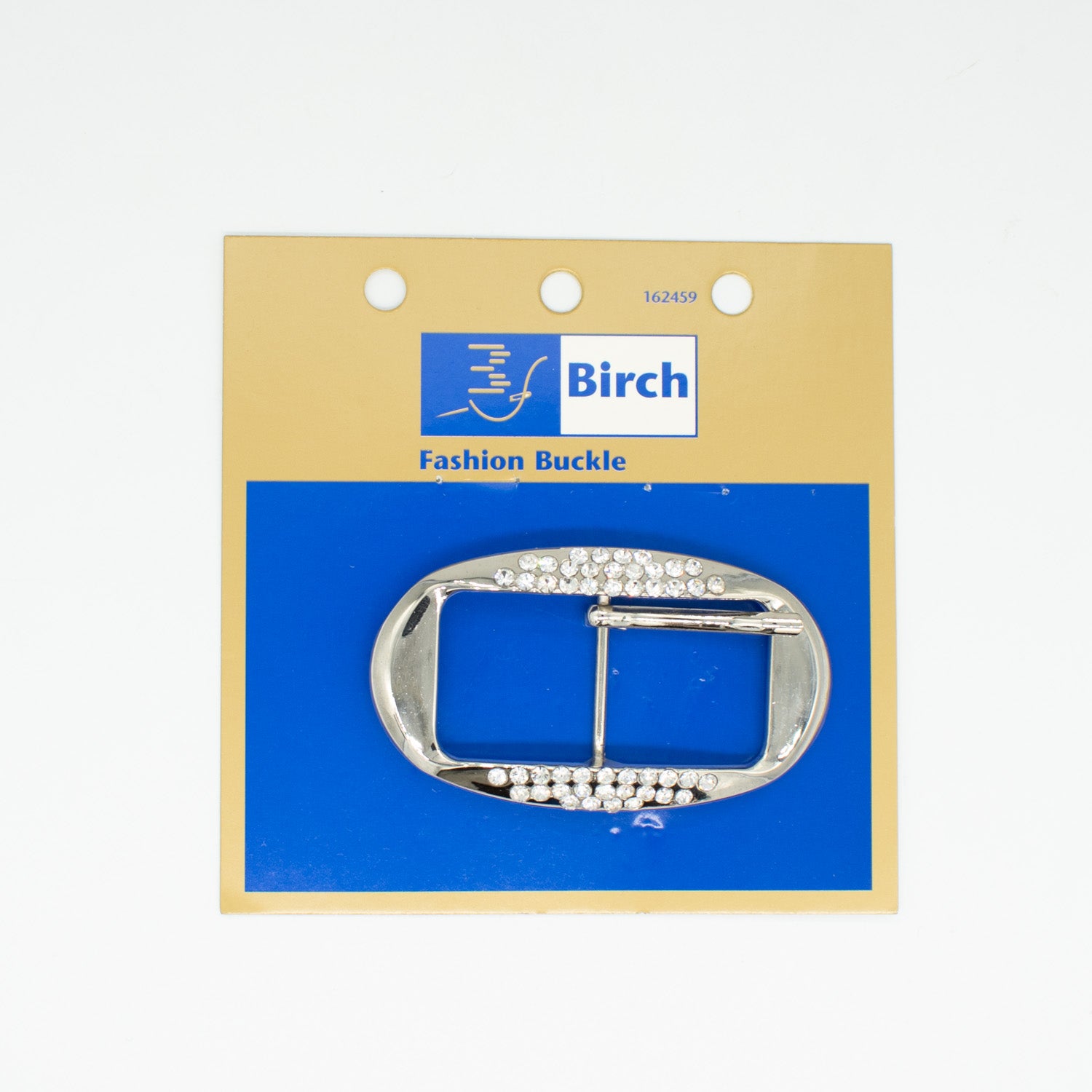 Birch Metal & Diamante Decor Fashion Buckle Design-2
