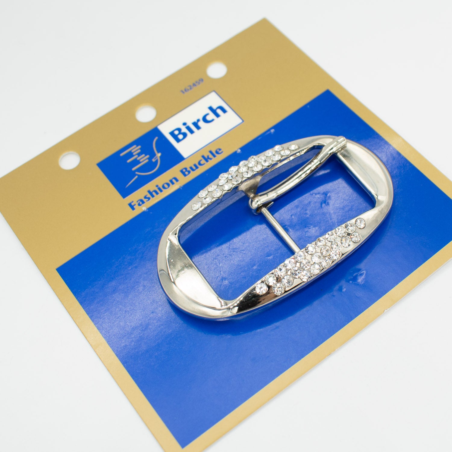 Birch Metal & Diamante Decor Fashion Buckle Design-2