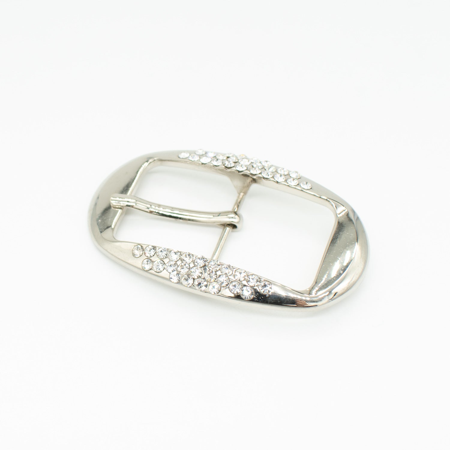 Birch Metal & Diamante Decor Fashion Buckle Design-2