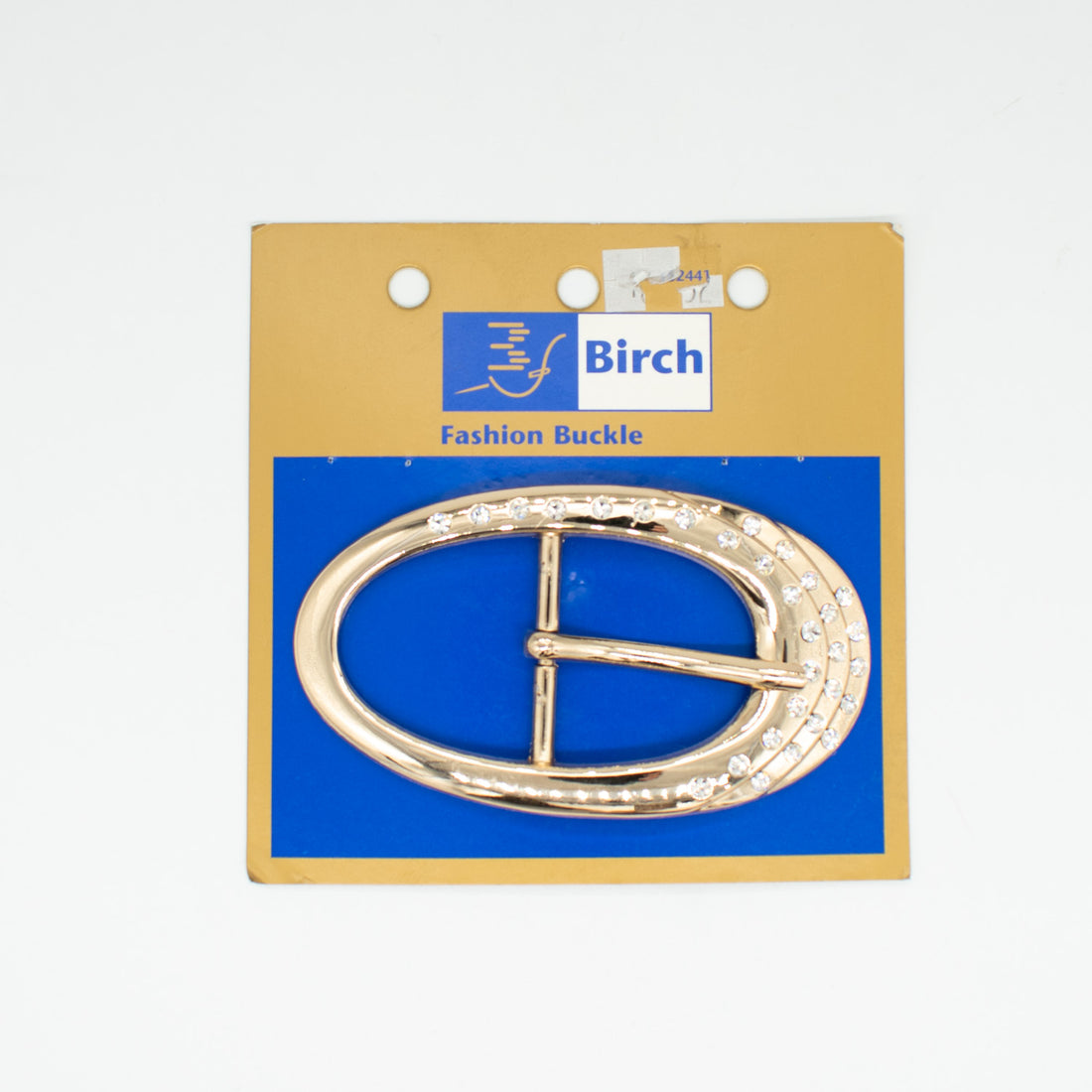 Birch Metal & Diamante Decor Fashion Buckle Design-3