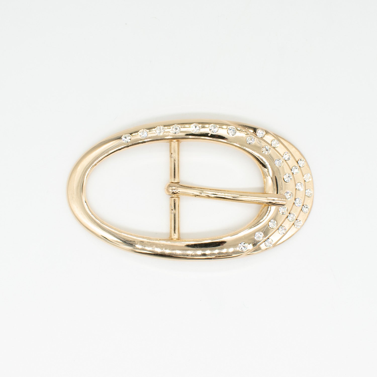 Birch Metal & Diamante Decor Fashion Buckle Design-3