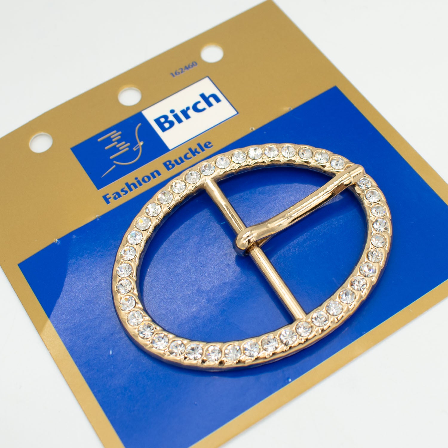 Birch Metal & Diamante Decor Fashion Buckle Design-1