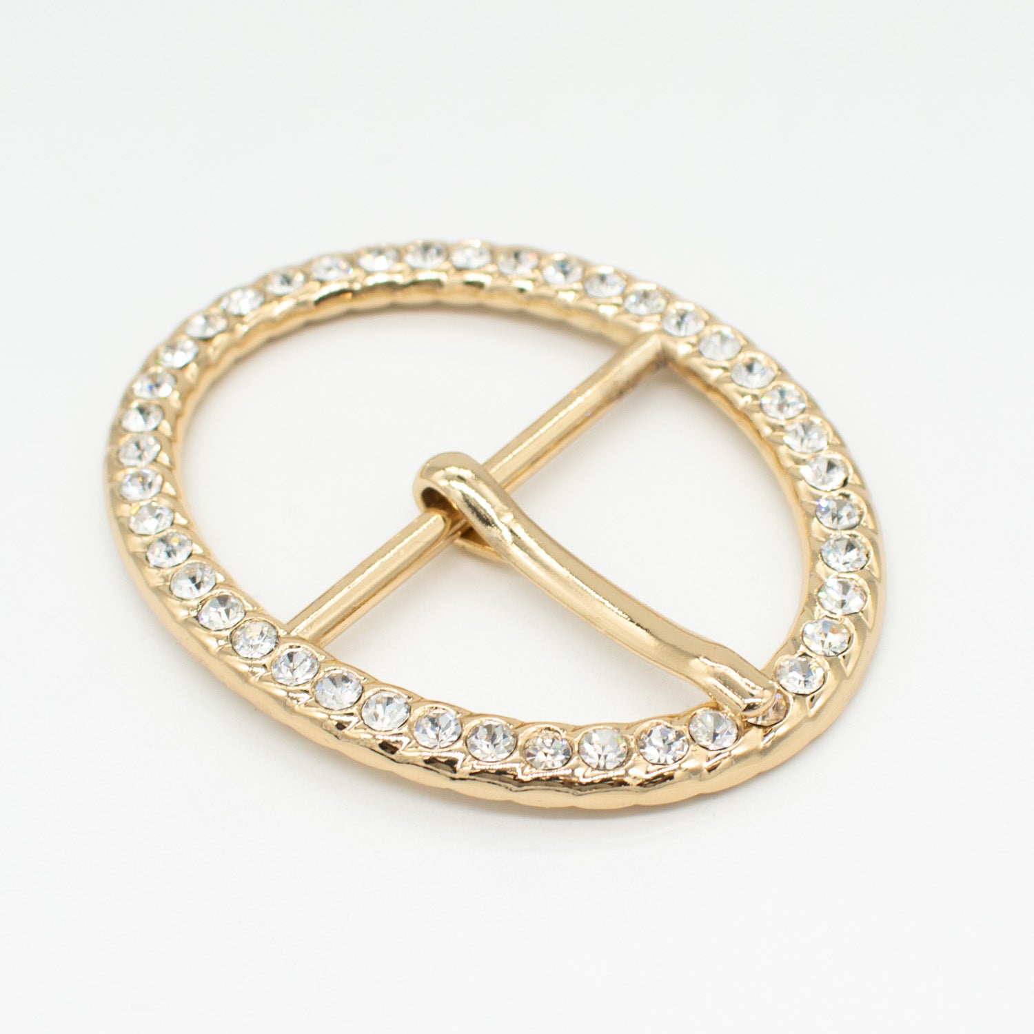 Birch Metal & Diamante Decor Fashion Buckle Design-1