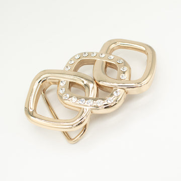 Birch Metal & Diamante Decor Fashion Buckle Design-5