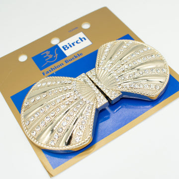 Birch Metal Decor Fashion Buckle Design-11 Diamante Shells