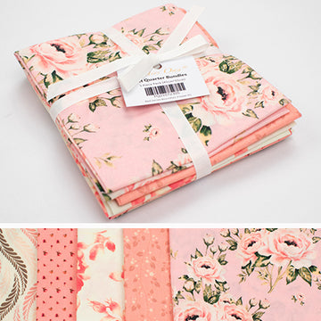 Printed Fat Quarter Bundles Red Series-Flower 01