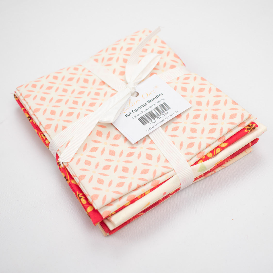 Printed Fat Quarter Bundles Red Series-Flower 03