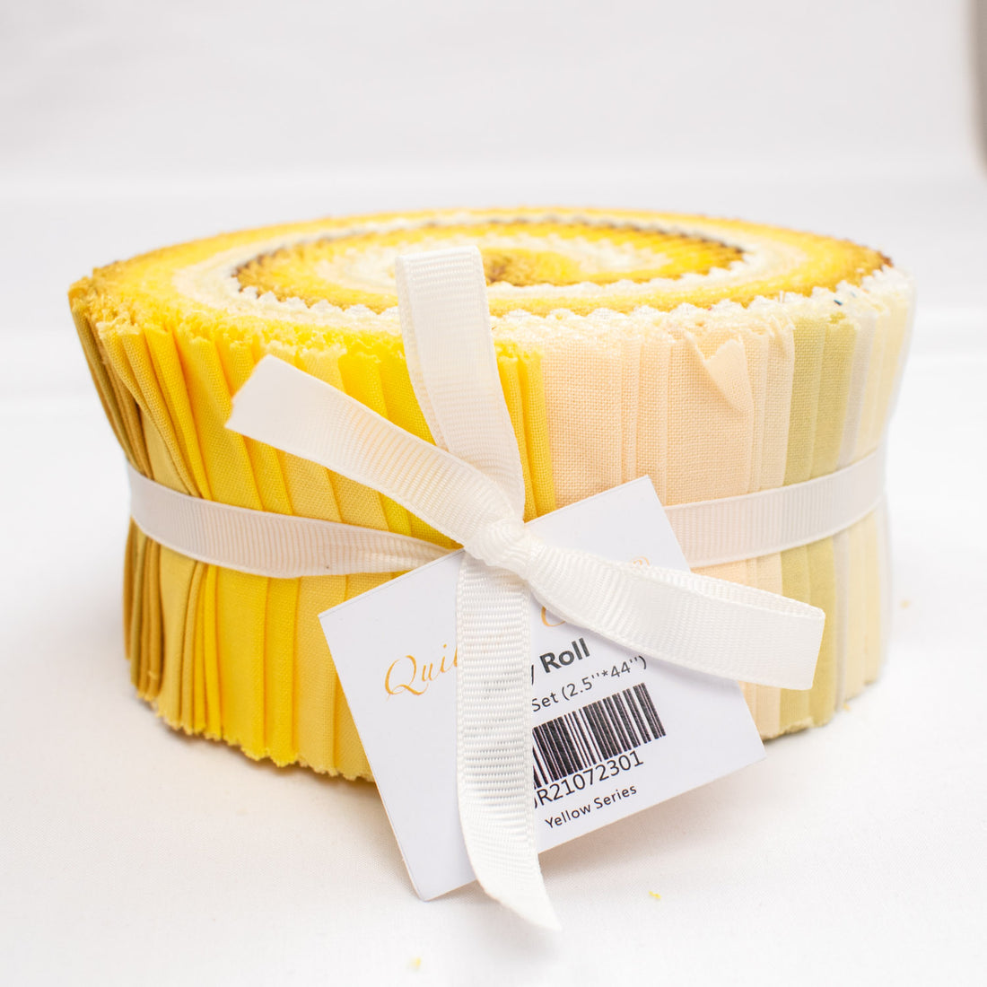 Solid Colour Jelly Rolls 40 pieces Set Col-Yellow