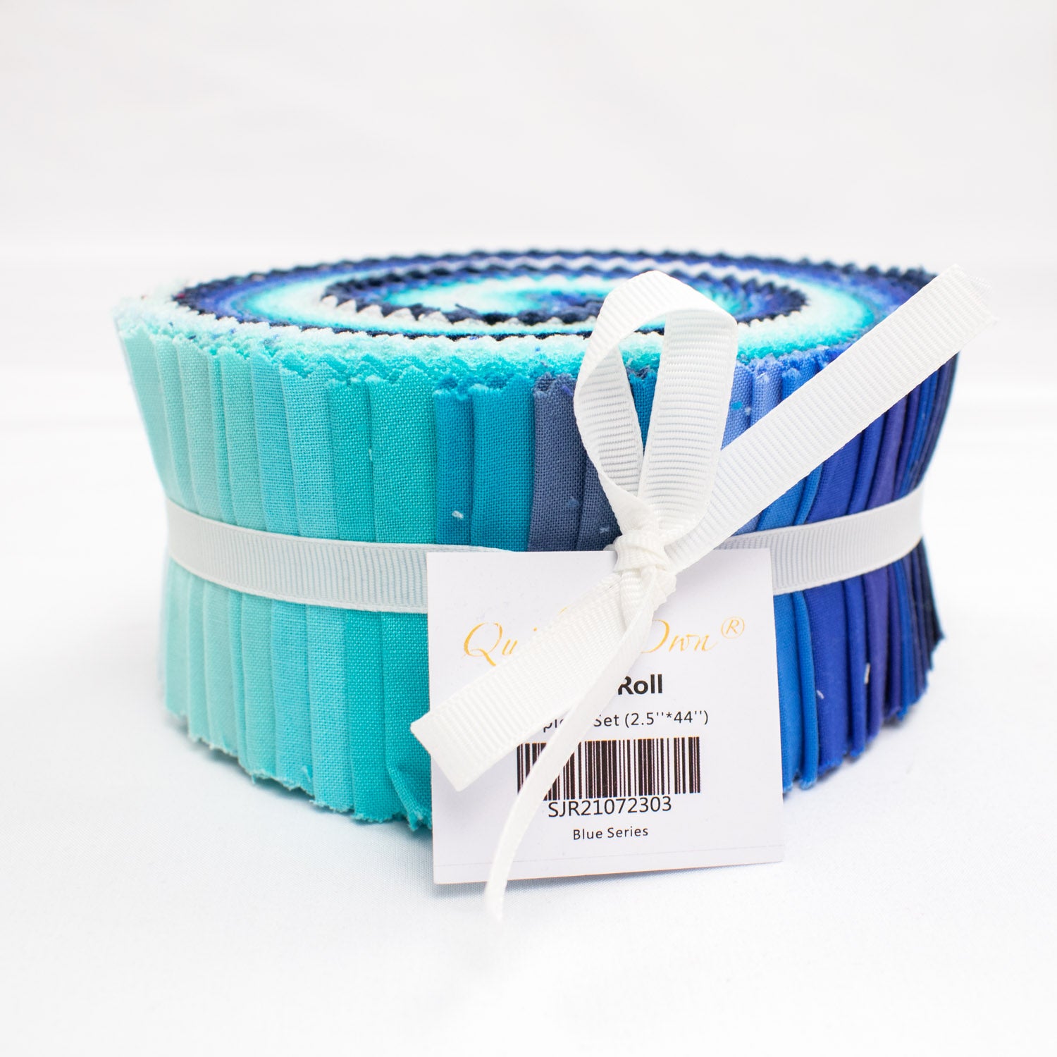Solid Colour Jelly Rolls 40 pieces Set Col-Blue
