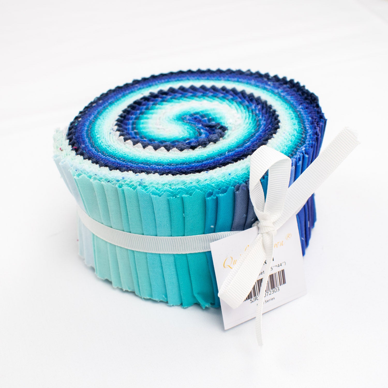 Solid Colour Jelly Rolls 40 pieces Set Col-Blue