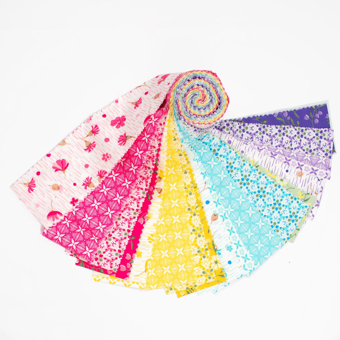 Printed Jelly Rolls 20 pieces Set Design-Spring Blooms Series