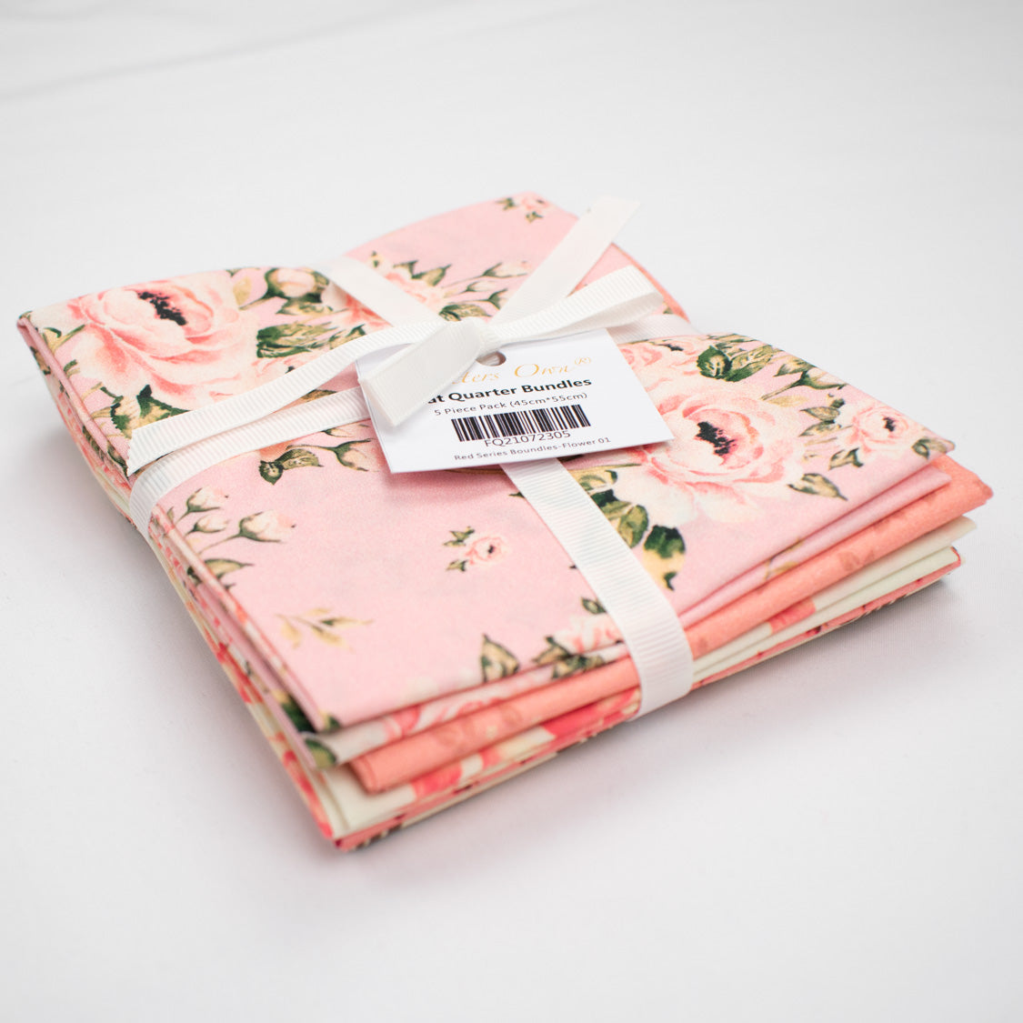 Printed Fat Quarter Bundles Red Series-Flower 01