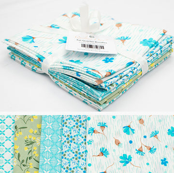 Printed Fat Quarter Bundles Spring Blooms Series-Green