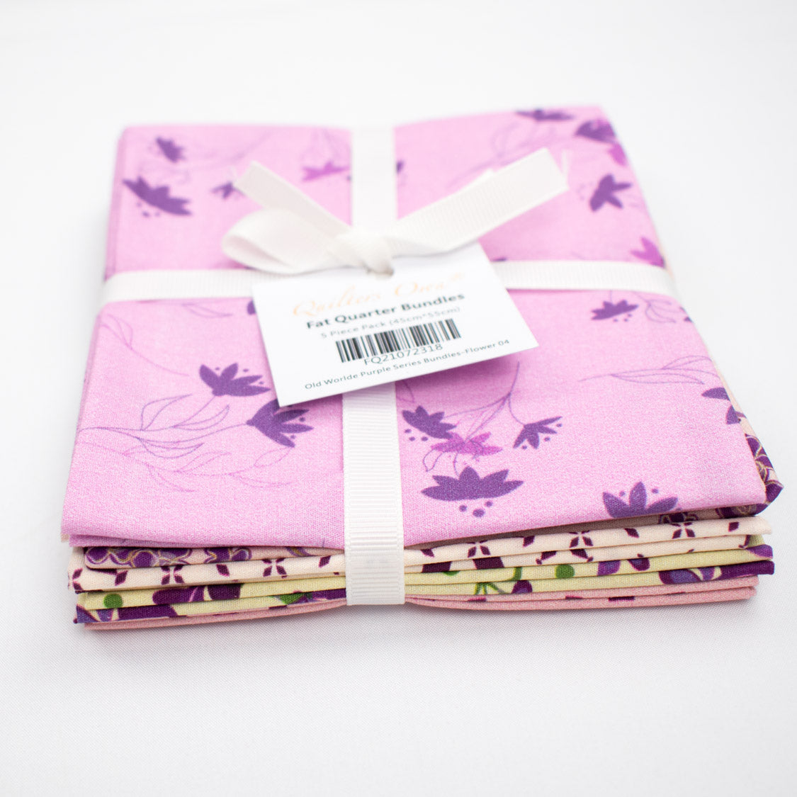 Printed Fat Quarter Bundles Old World Purple Series-Flower 04