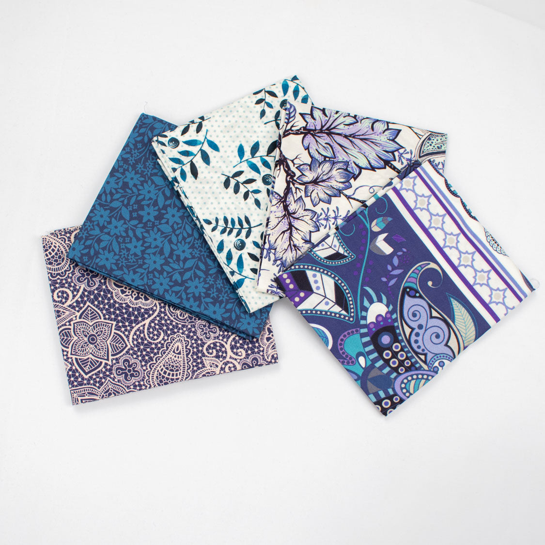 Printed Fat Quarter Bundles Provence Series-Blue