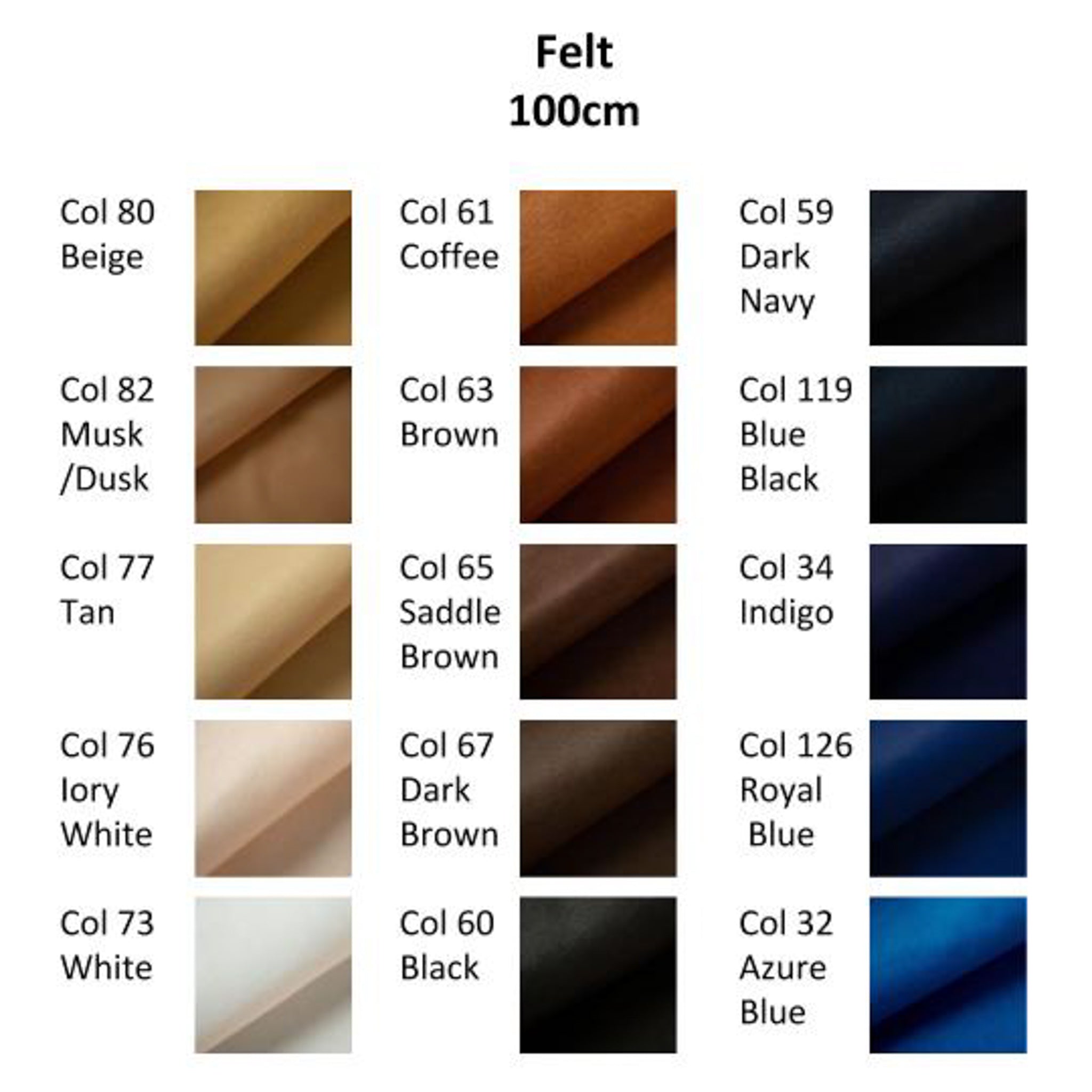 10M Roll Felt (100CM)