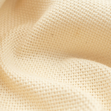 Basket Weave Cotton Fabric - Natural 100% Cotton (Panama Weave)