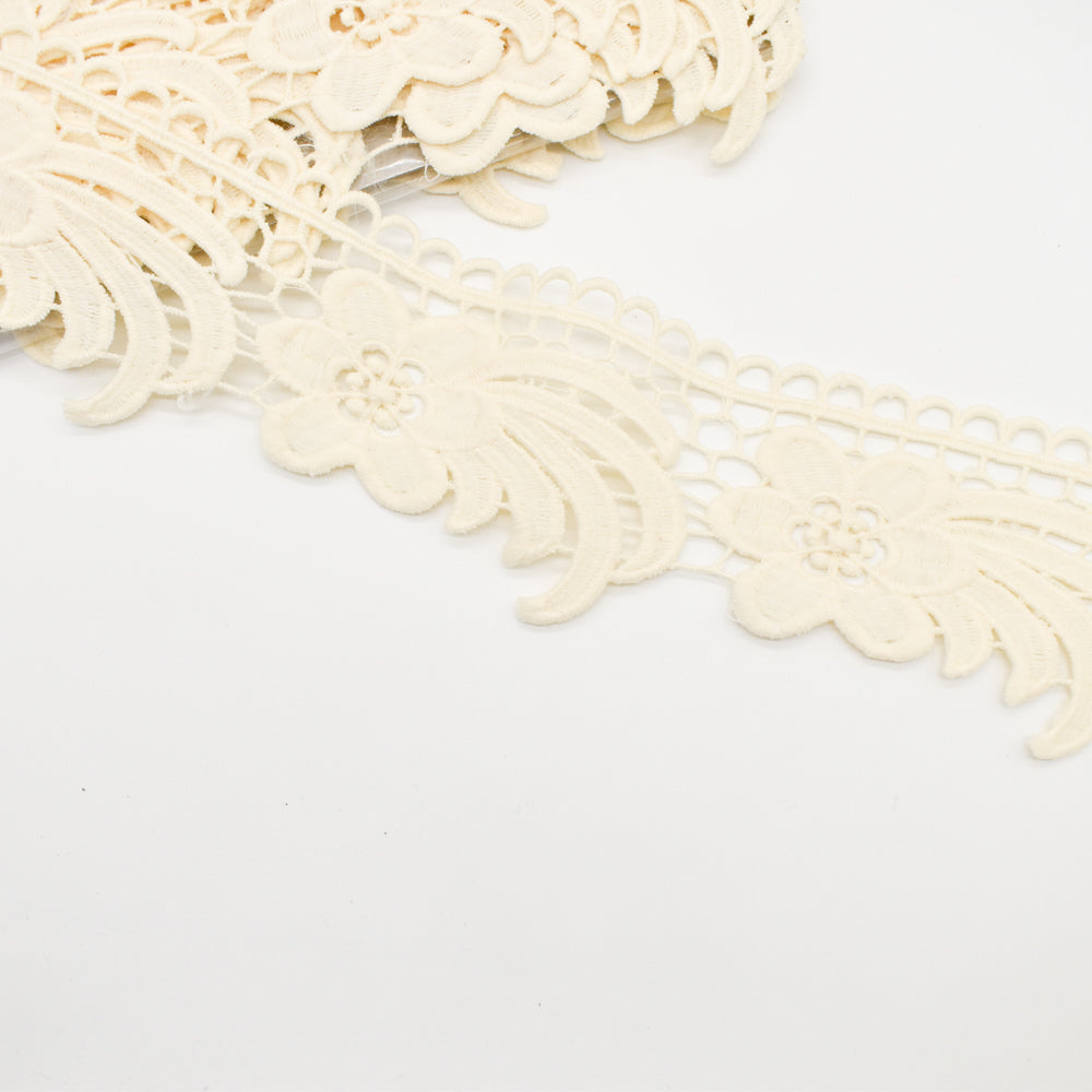 Flower Guipure Lace Trim 7cm