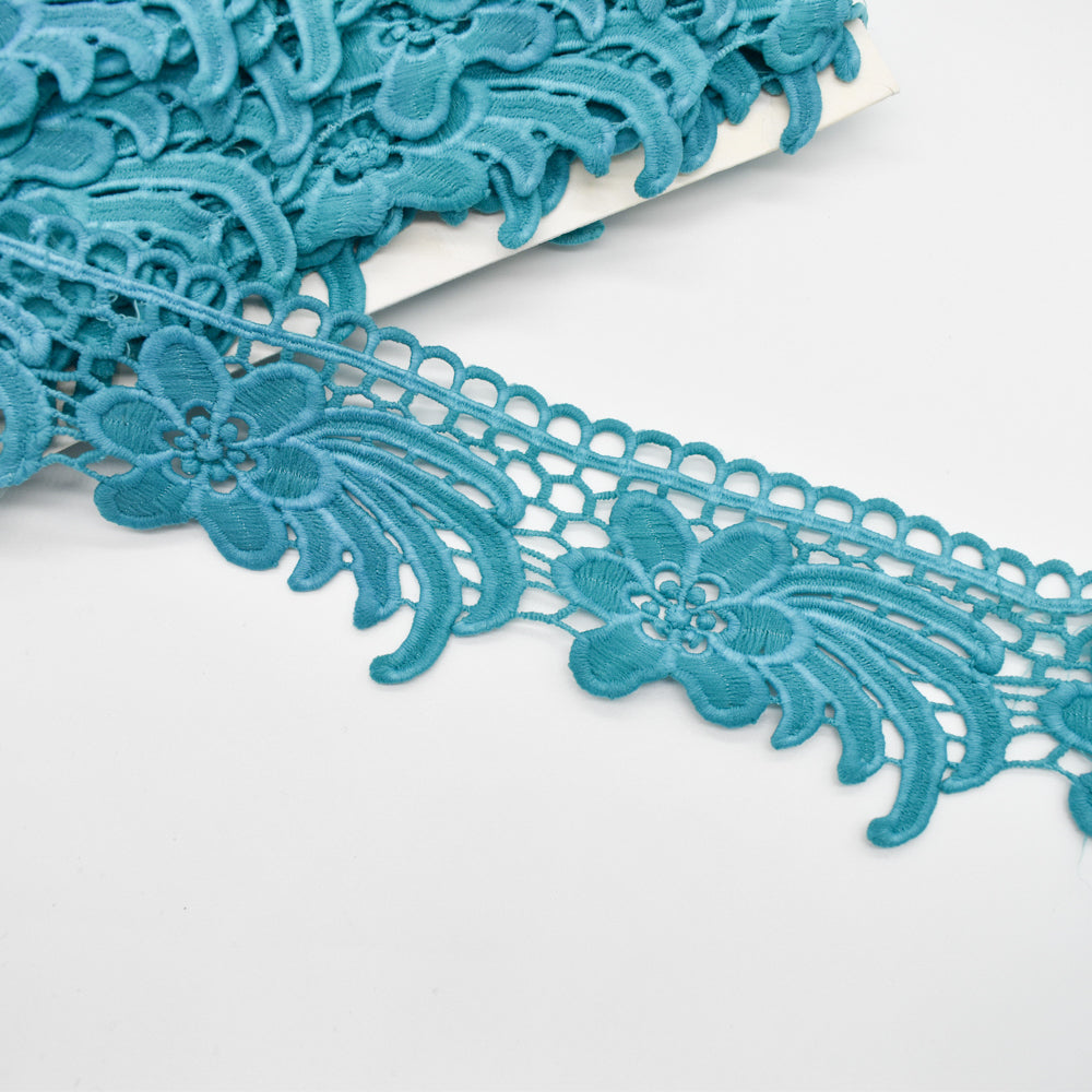 Guipure Lace - Teal