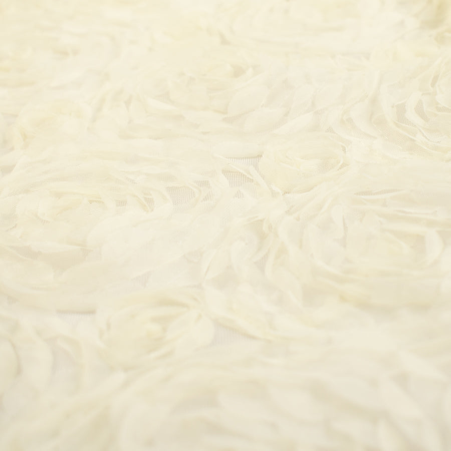 3D Flower Laces Cream
