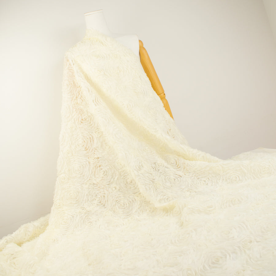 3D Flower Laces Cream