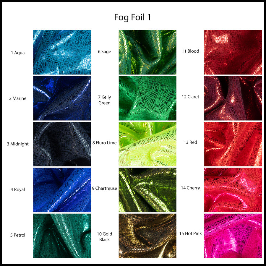 Fog Foil Holographic Nylon Lycra