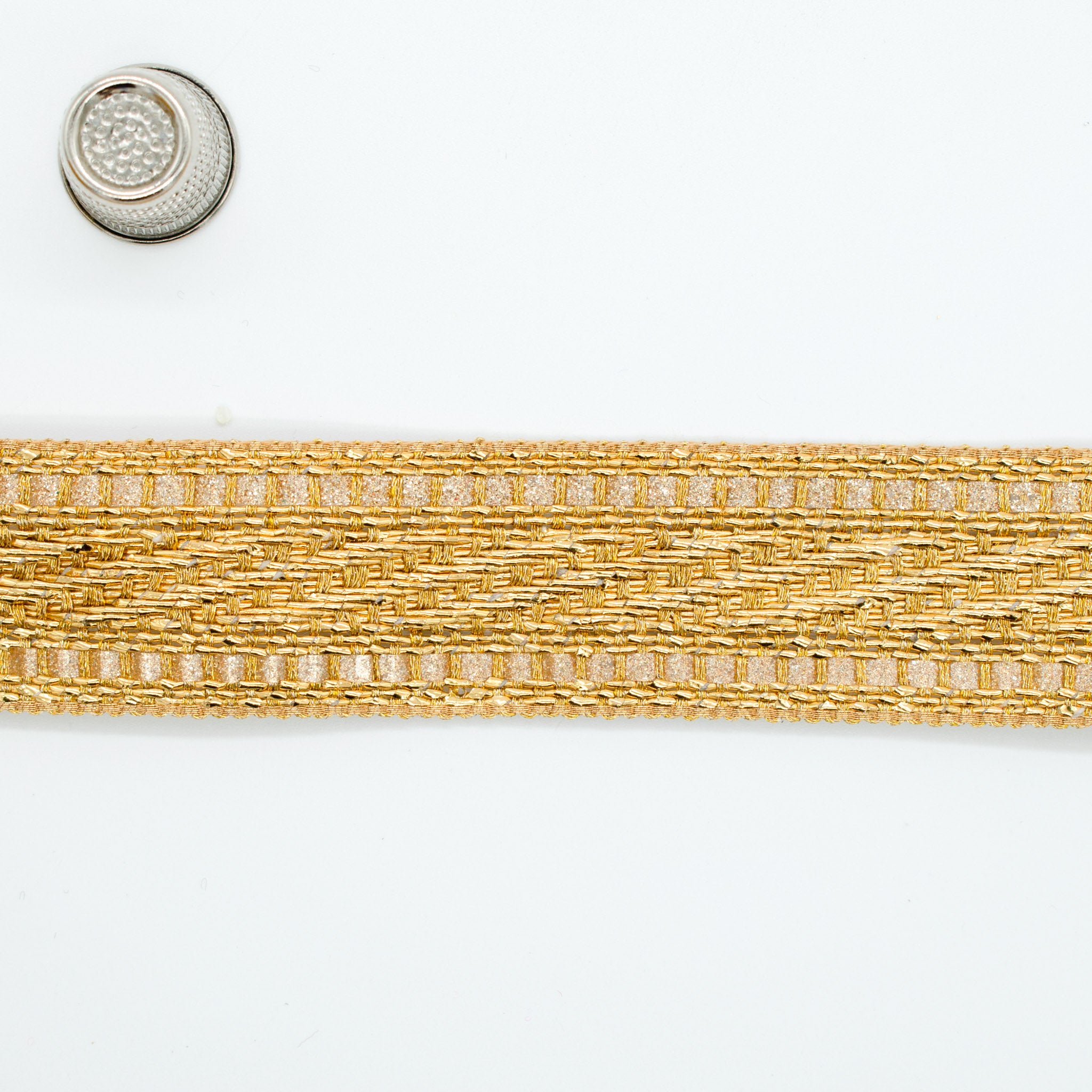 Sparkly Metallic Braid Trim