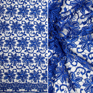 Guipure Lace Design 714516 Sapphire