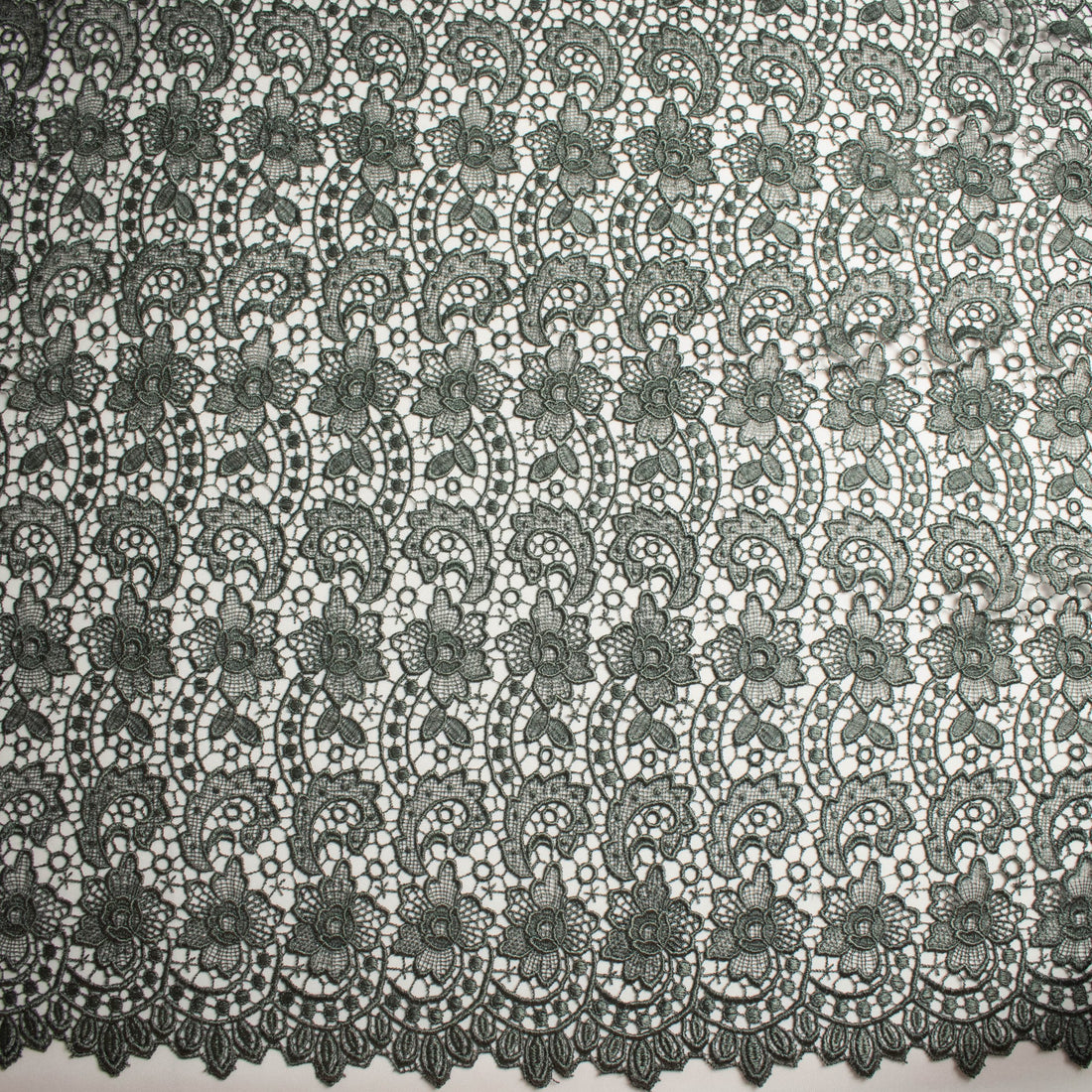 Guipure Lace Design 714912 Grey