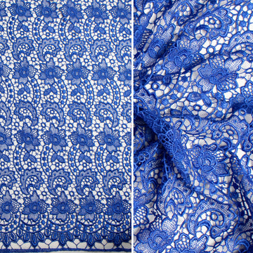 Guipure Lace Design 714912 Sapphire