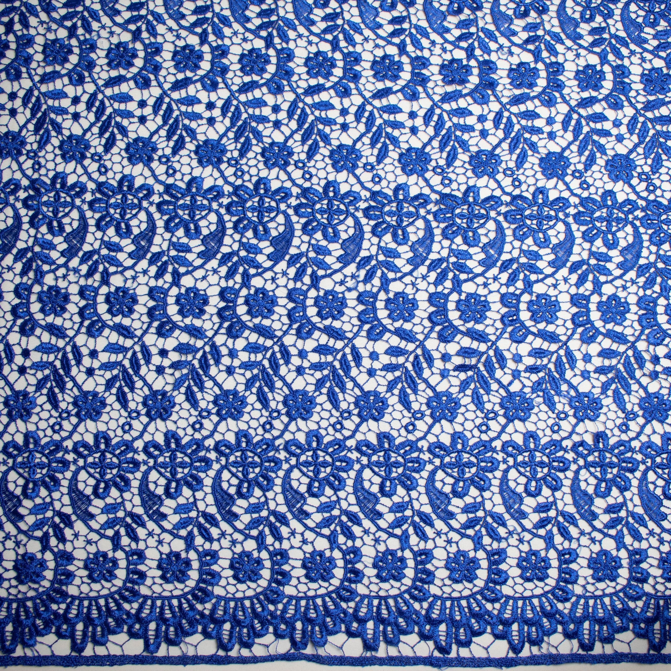 Guipure Lace Design 714913 Sapphire