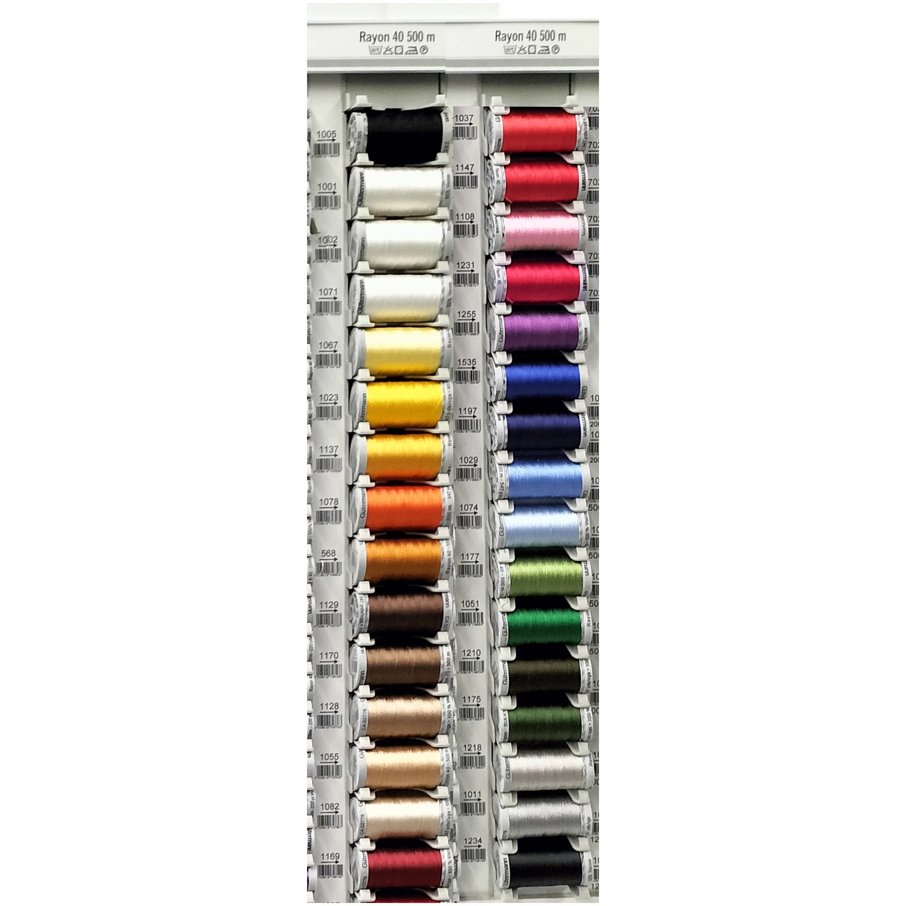 Gutermann Sulky Rayon 40 Machine Embroidery Thread 500M