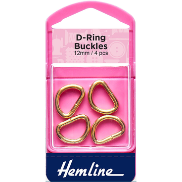 D-Ring - Gold 12mm
