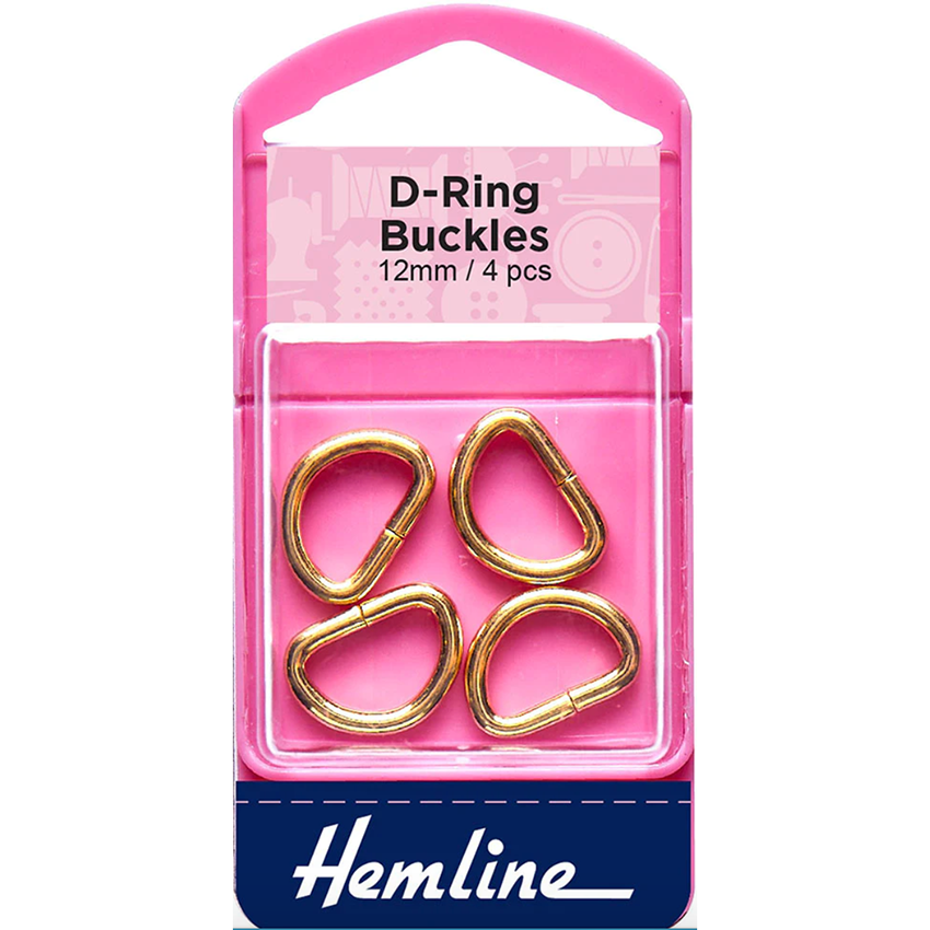 D-Ring - Gold 12mm