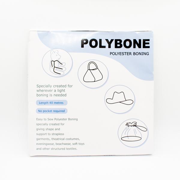 Polyester Boning-White 8mm