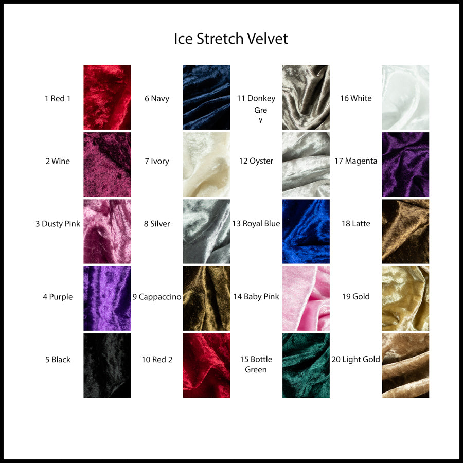 Ice Stretch Panne Velvet