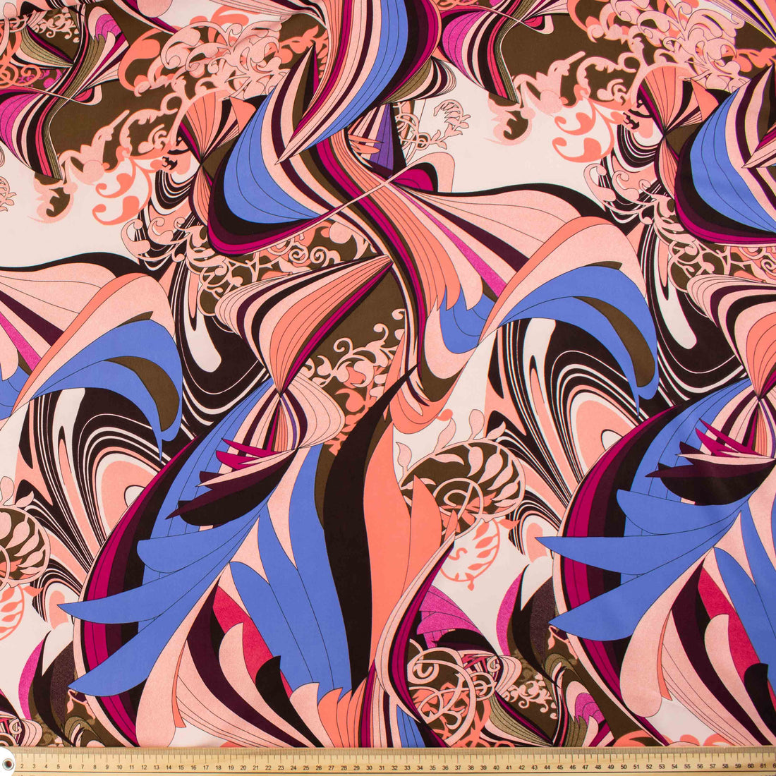 Ice Wash Prints Design-690 Pink & Blue