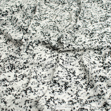 Ice Wash Prints Design-701 Black & White