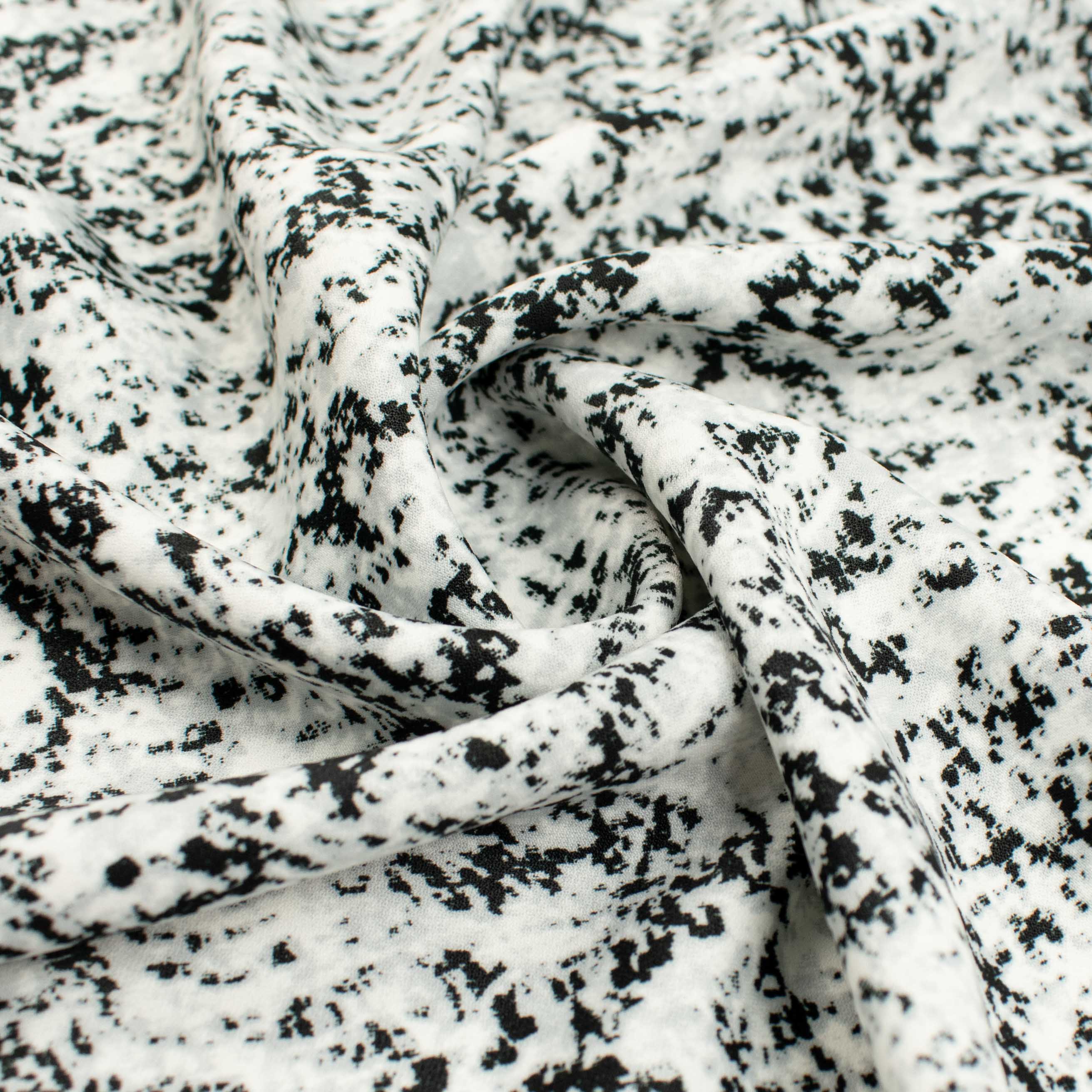 Ice Wash Prints Design-701 Black & White