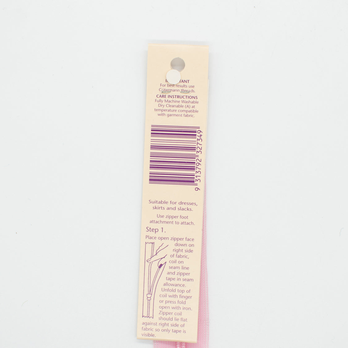 Invisible Dress Zip 20CM