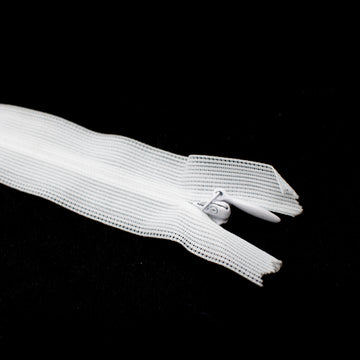 Invisible Zip 20CM White